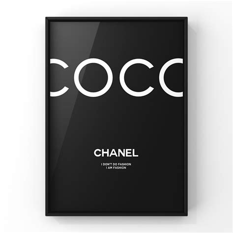 coco chanel plakater|coco chanel poster print.